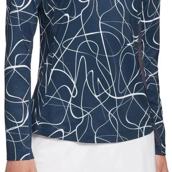 Slazenger Women's UV 1/4 Zip Long Sleeve Golf Shirt - Picture 7 of 7